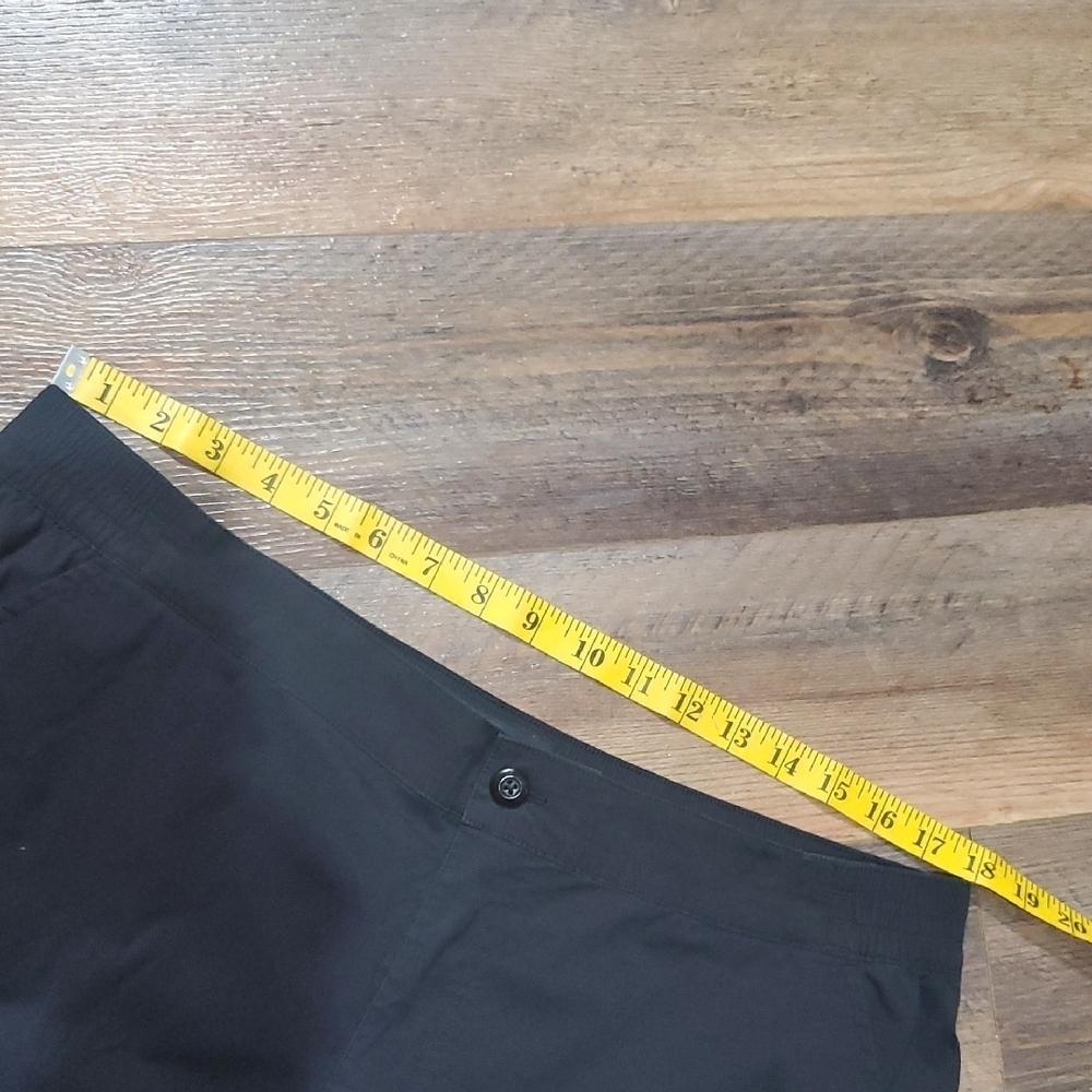 Du/er Black Tapered Athletic Pants Breathable Lightweight Soft Touch - Picture 4 of 10